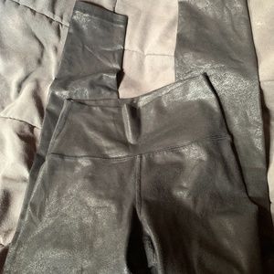 aerie offline “crackle” shiny leggings